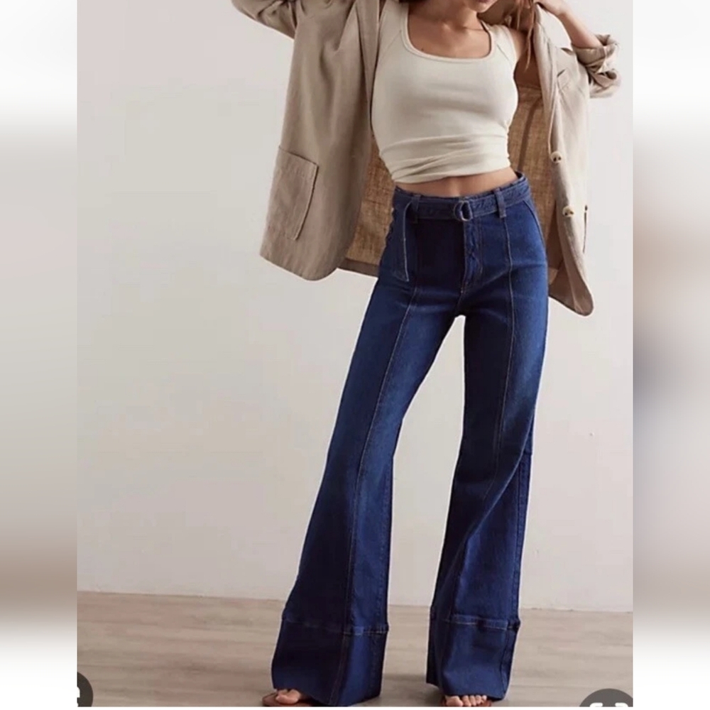 NWT Free People Ryla A Line Jeans